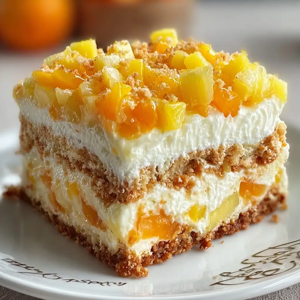 Pineapple Carrot Cream Cake : Moist & Tropical Recipe - Recipe Image