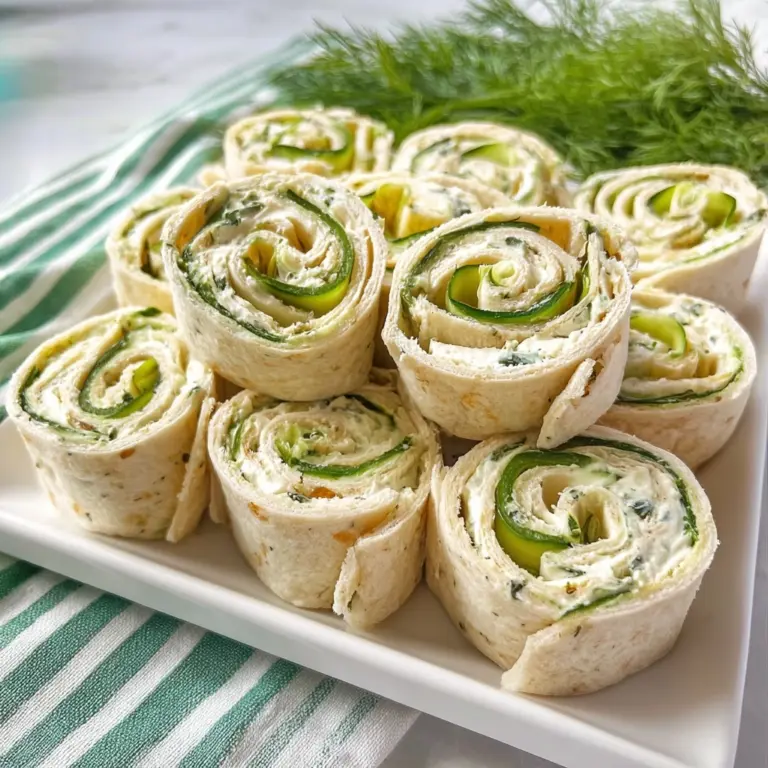 Cucumber and Dill Pinwheels Recipe