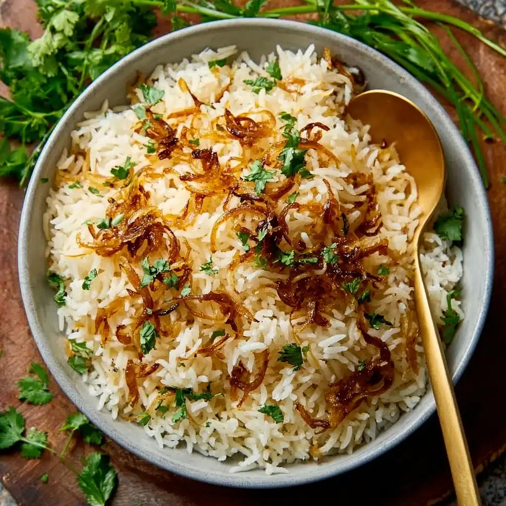 Rich and Savory Golden Onion Butter Rice
 - Recipe Image