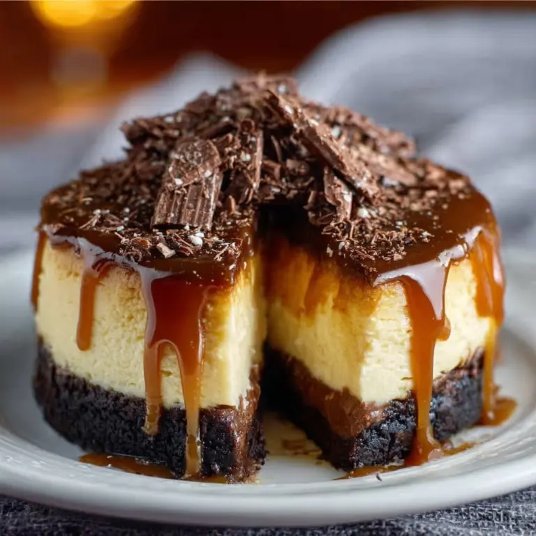 Caramel Brownie Cheesecake Recipe