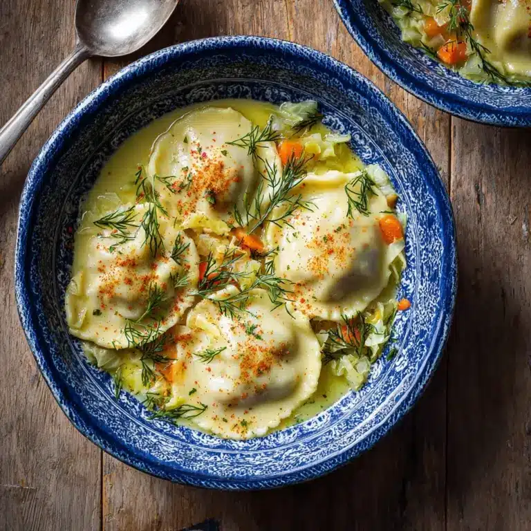 Easy Pierogi Dill Soup Recipe