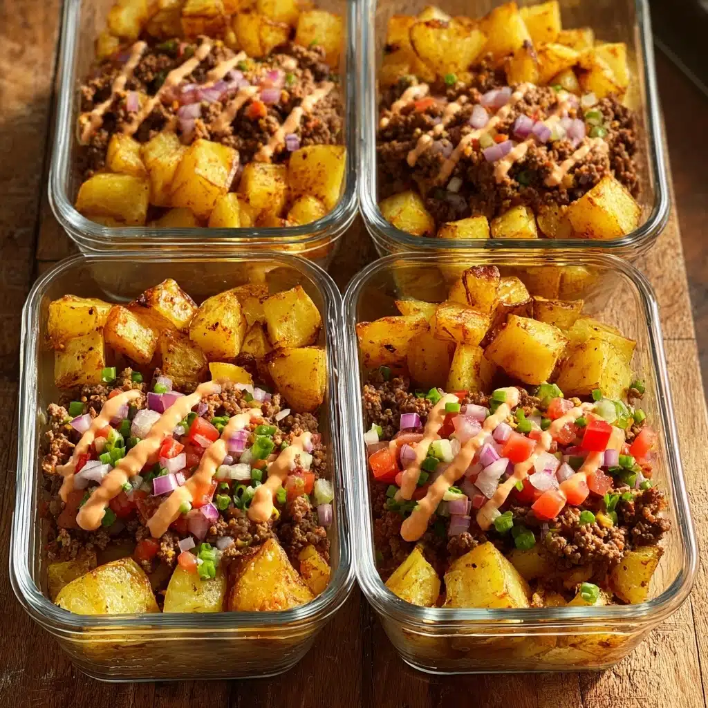 Loaded Potato Taco Bowl Meal Prep Recipe - Recipe Image