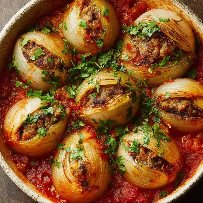 Greek Stuffed Onions Recipe