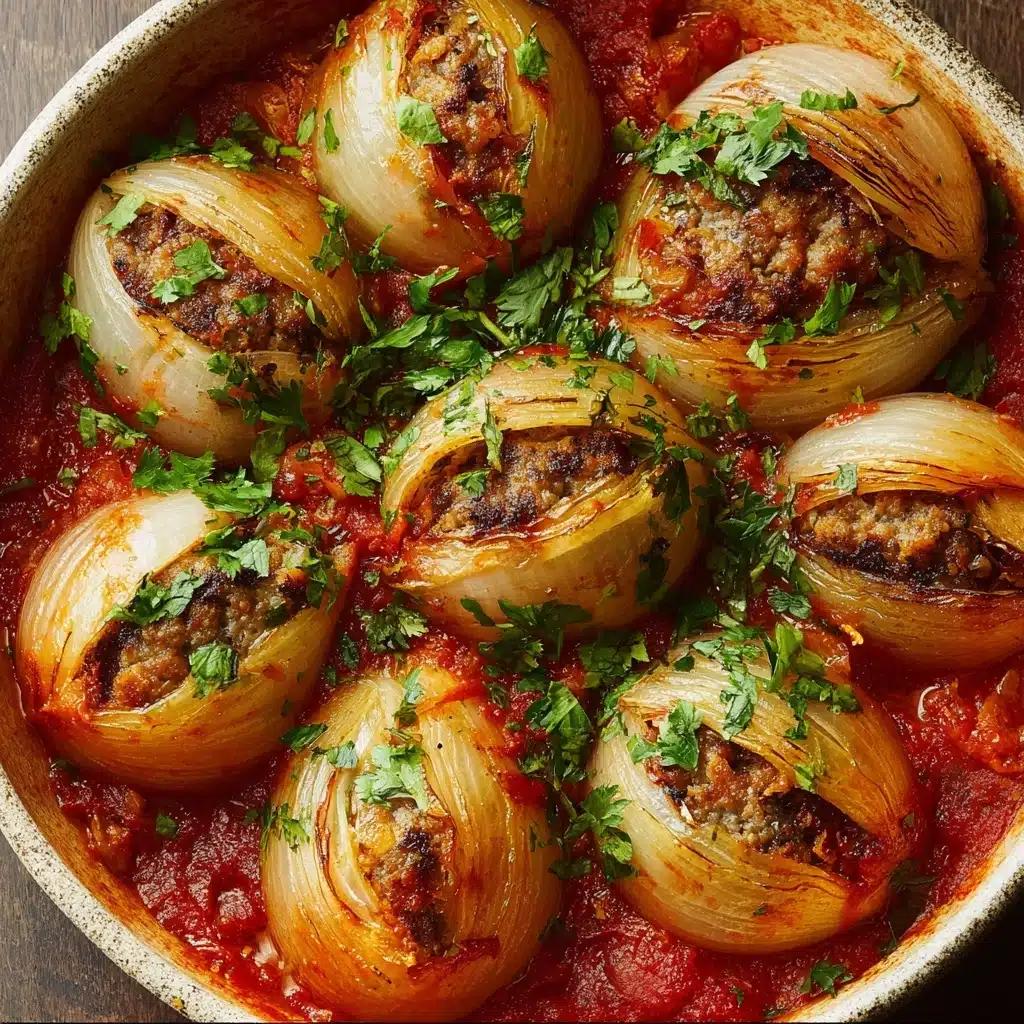 Greek Stuffed Onions Recipe - Recipe Image