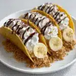 Caramel Banana Nuts Tacos Recipe