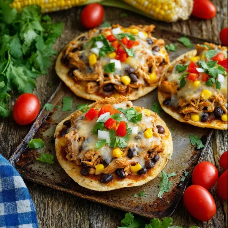 Mexican Rotisserie Chicken Tostadas Recipe