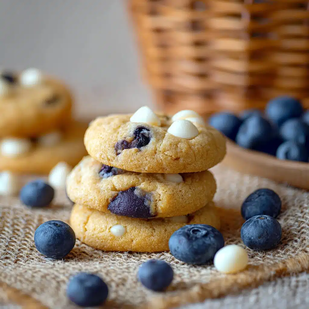 Blueberry White Chocolate Chip Cookies Recipe - Recipe Image