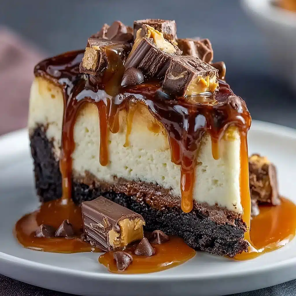 Caramel Brownie Cheesecake Recipe - Recipe Image