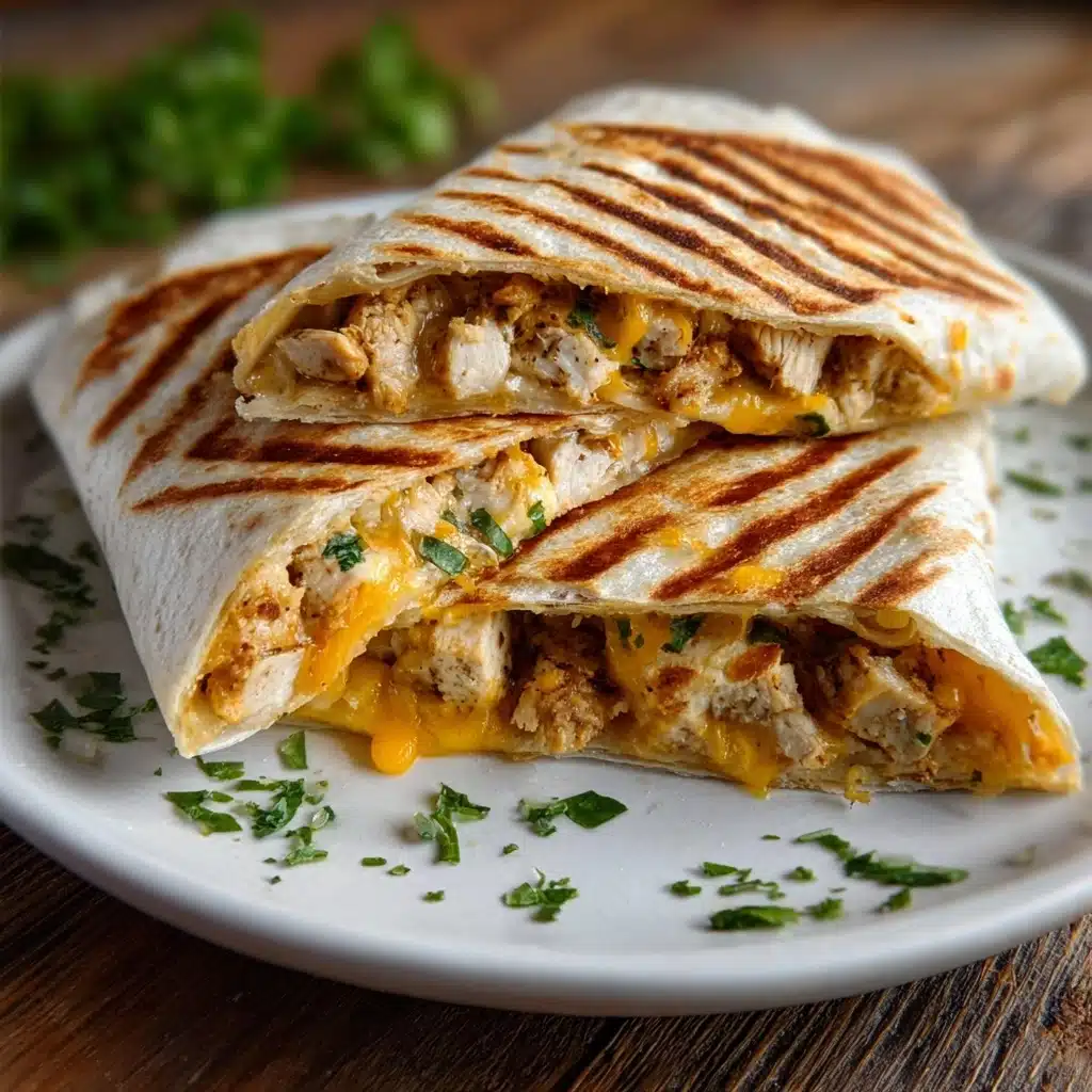 Cheesy Garlic Chicken Wraps Recipe That Everyone Loves Recipe - Recipe Image