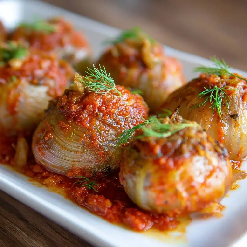 Greek Stuffed Onions Recipe - Recipe Image