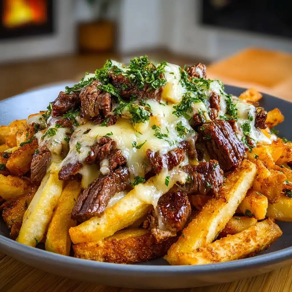 Philly Steak Cheese Fries Recipe - Recipe Image
