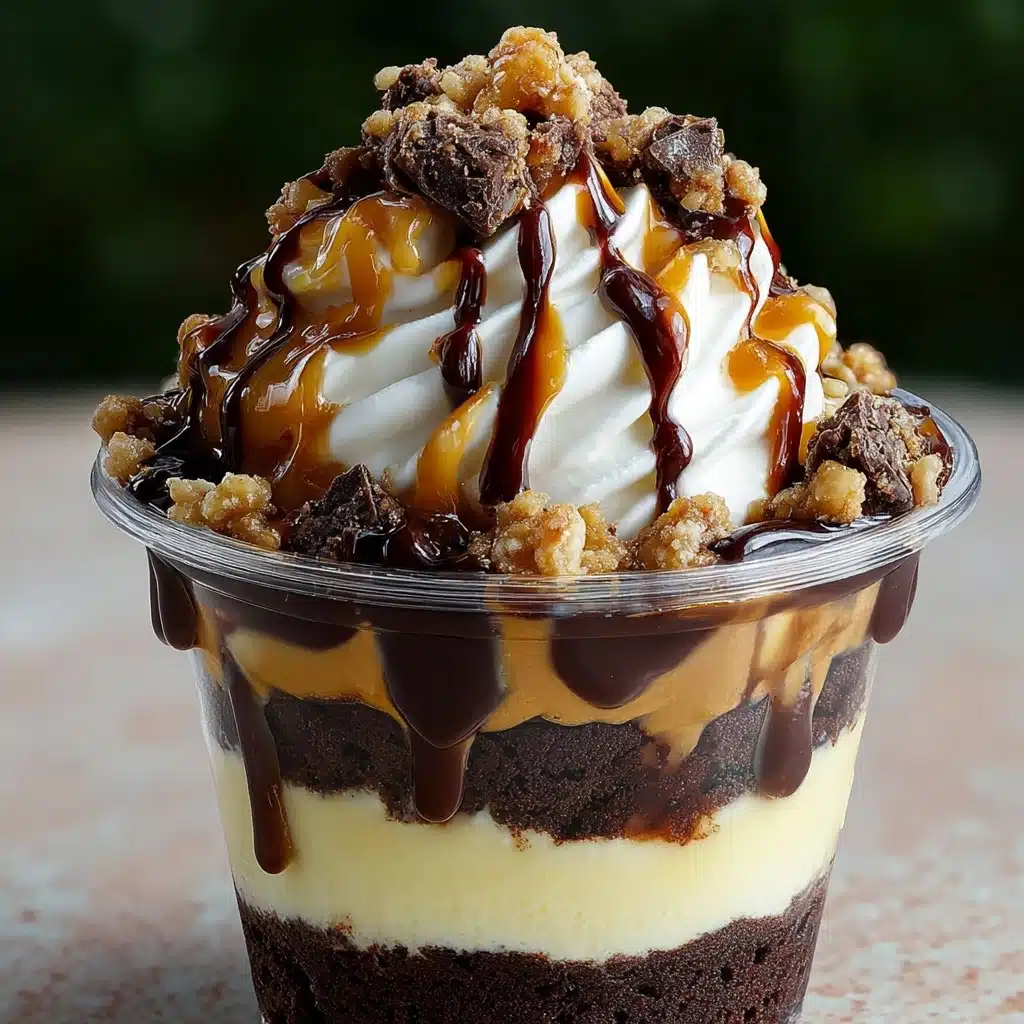 Loaded Brownie Cheesecake Cup Recipe - Recipe Image