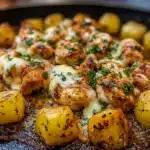 Garlic Parmesan Crockpot Chicken and Potatoes Recipe