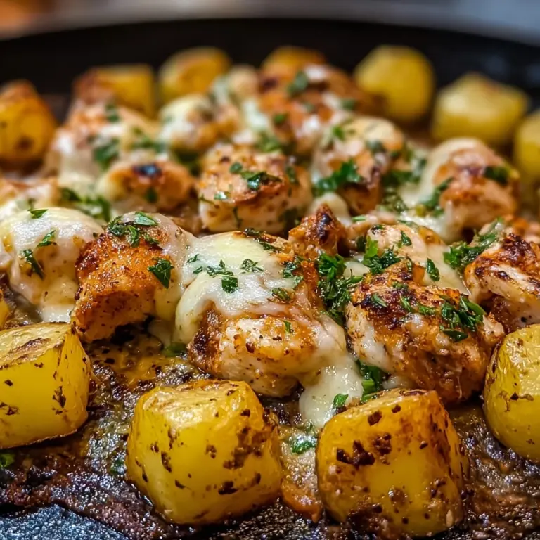 Garlic Parmesan Crockpot Chicken and Potatoes Recipe