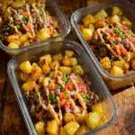 Loaded Potato Taco Bowl Meal Prep Recipe