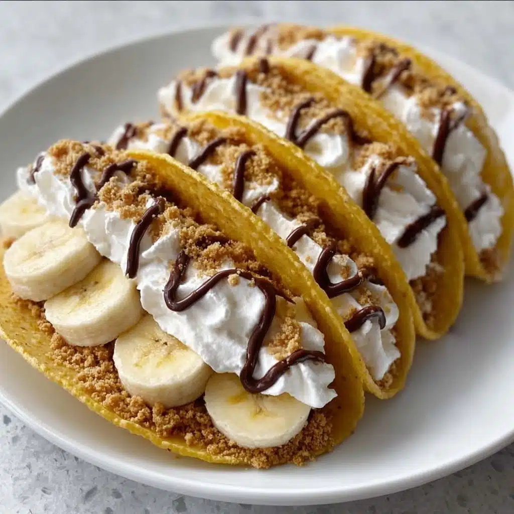 Caramel Banana Nuts Tacos Recipe - Recipe Image