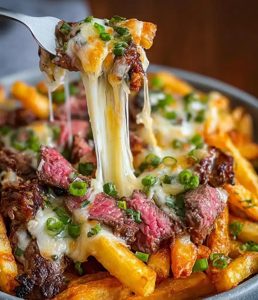 Philly Steak Cheese Fries Recipe