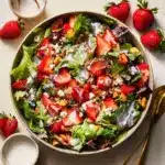 Spinach Strawberry Salad with Pecans Recipe