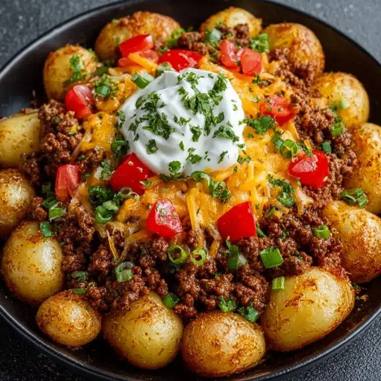 Cheesy Taco Potatoes Recipe