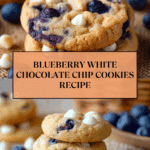 Blueberry White Chocolate Chip Cookies Recipe