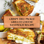 Crispy Dill Pickle Grilled Cheese Sandwich - theamazingfood Recipe