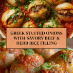 Greek Stuffed Onions Recipe