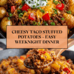 Cheesy Taco Potatoes Recipe