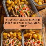Loaded Potato Taco Bowl Meal Prep Recipe