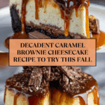 Caramel Brownie Cheesecake Recipe