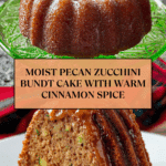 Pecan Zucchini Bundt Cake Recipe