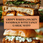 Crispy Chicken Sandwich with Garlic Mayo Recipe