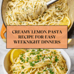 Creamy Lemon Pasta Recipe