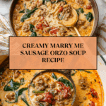 Marry Me Sausage Orzo Soup Recipe