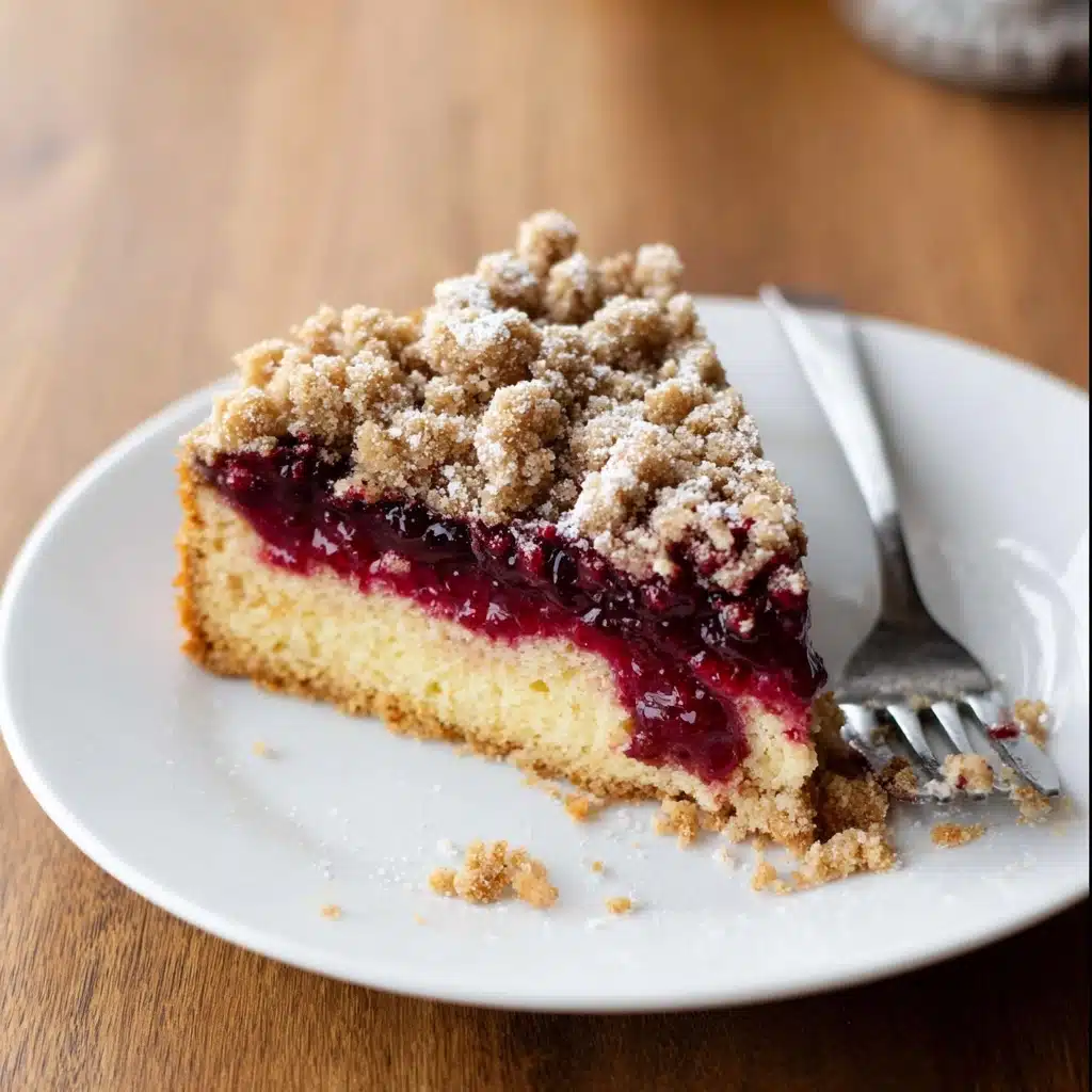 Easy plum streusel coffee cake Recipe - Recipe Image