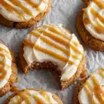 Copycat Crumbl Salted Caramel Cheesecake Cookies Recipe