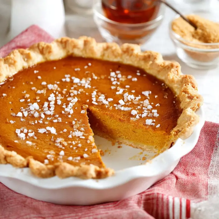 Salted Honey Pie: A Perfect Blend of Sweet and Salty Recipe