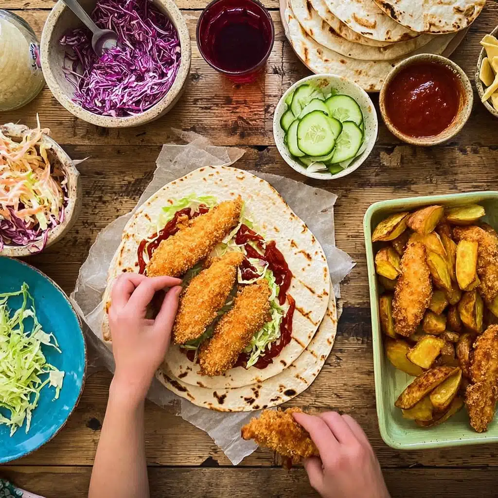 Sweet Chili Chicken Wraps: A Spicy-Sweet Lunch Favorite! Recipe