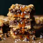 Caramel Chocolate Chip Cookie Bars Recipe