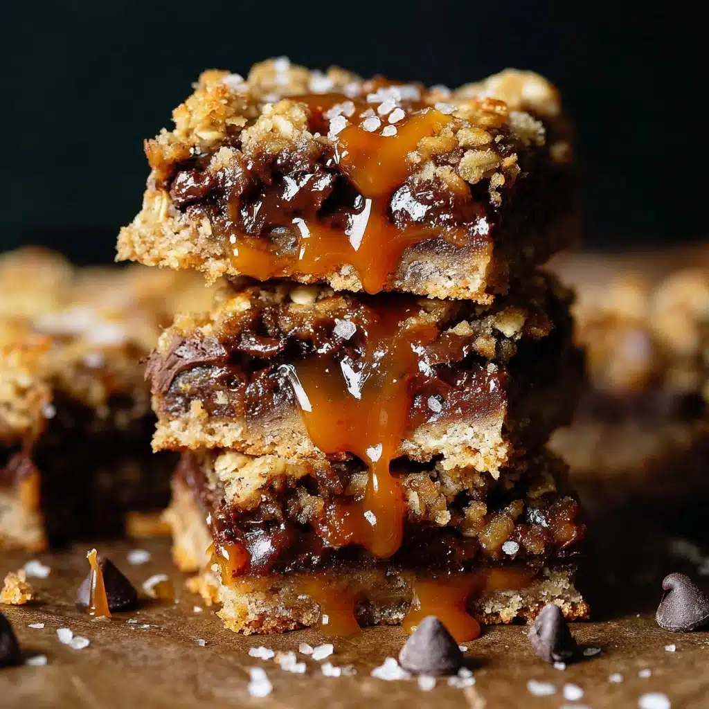 Caramel Chocolate Chip Cookie Bars Recipe - Recipe Image