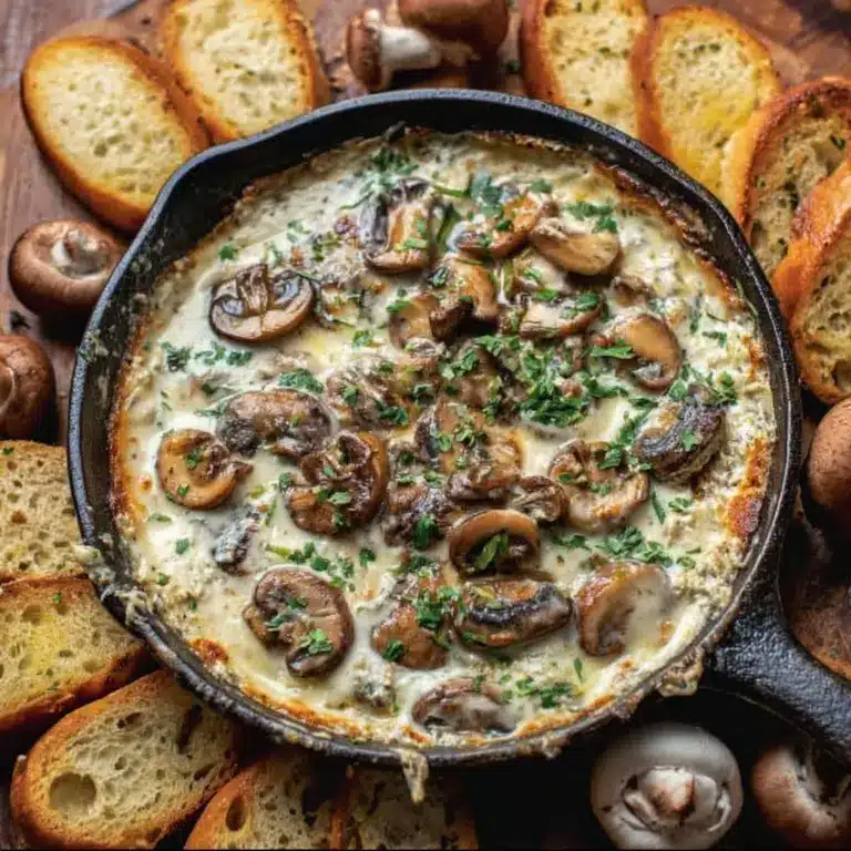 Mushroom Gruyere Dip Recipe