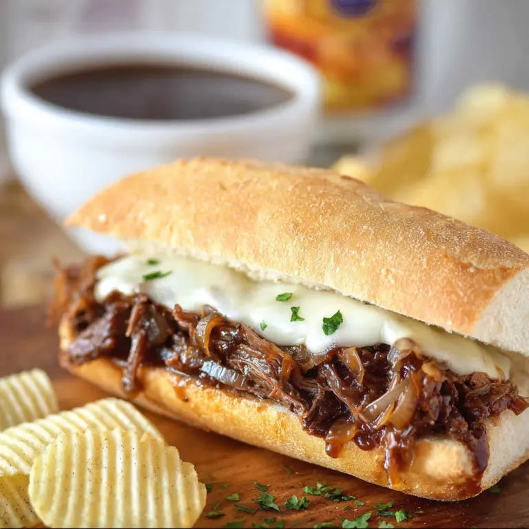 Slow Cooker French Dip Sandwiches Recipe