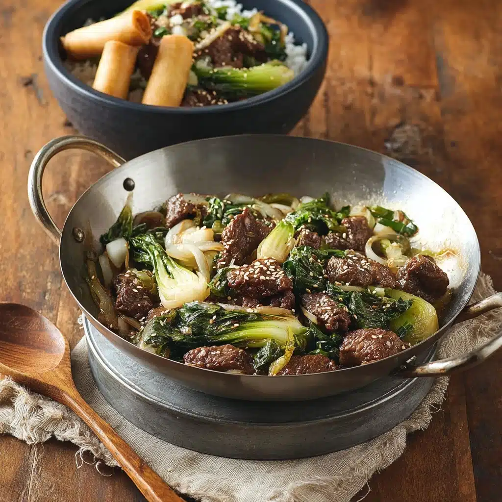 Bok Choy Stir-Fried Beef Recipe - Recipe Image