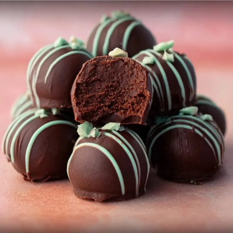 Creamy Andes Mint Chocolate Truffles Recipe