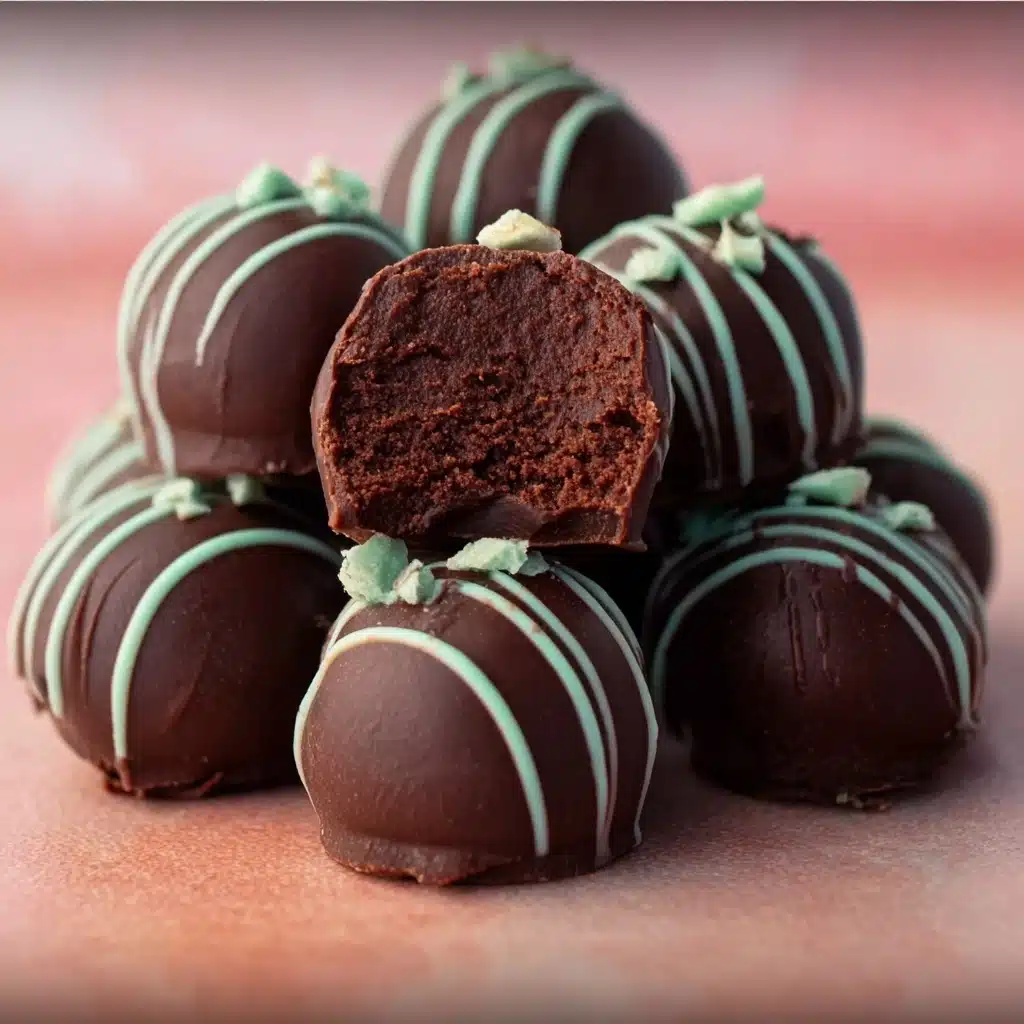 Creamy Andes Mint Chocolate Truffles Recipe - Recipe Image