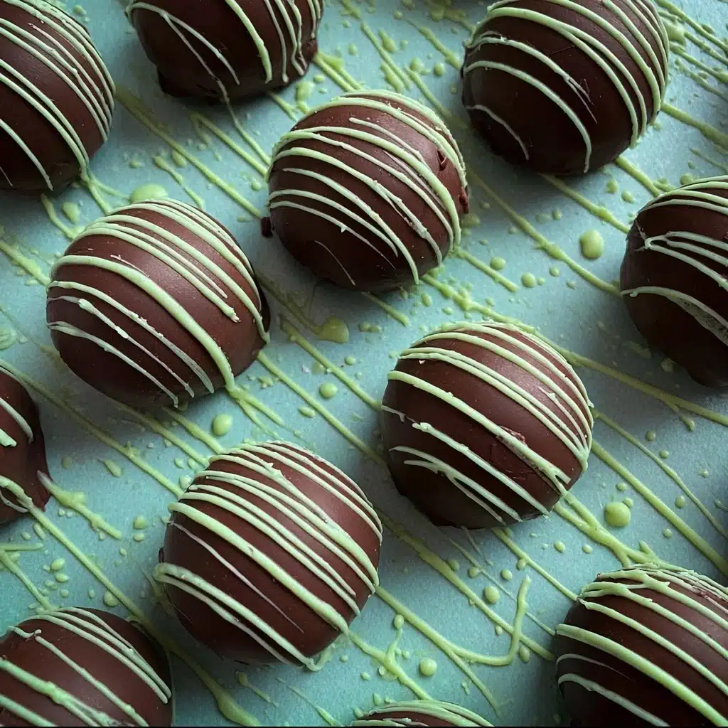 Creamy Andes Mint Chocolate Truffles Recipe - Recipe Image