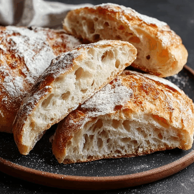 Rustic Italian Crusty Bread Recipe