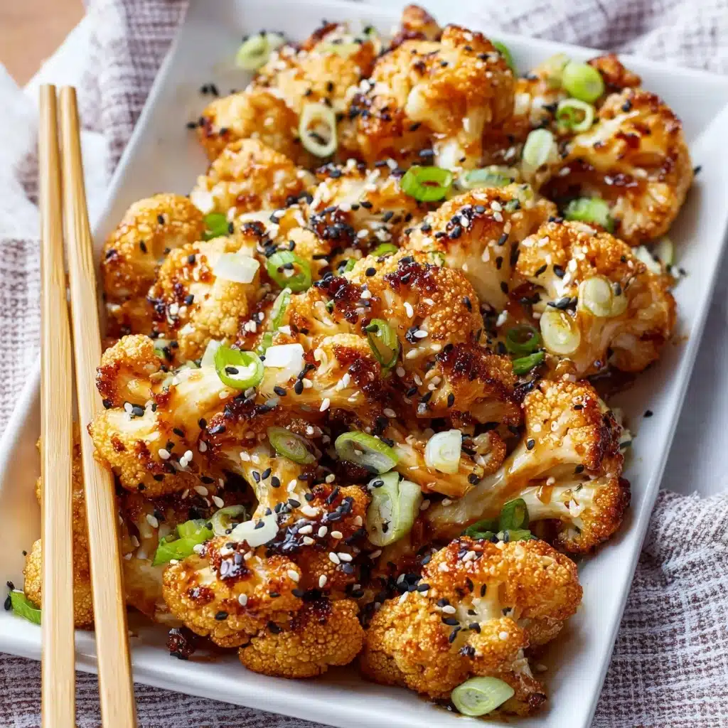 Sweet and Spicy Baked Cauliflower Recipe - Recipe Image