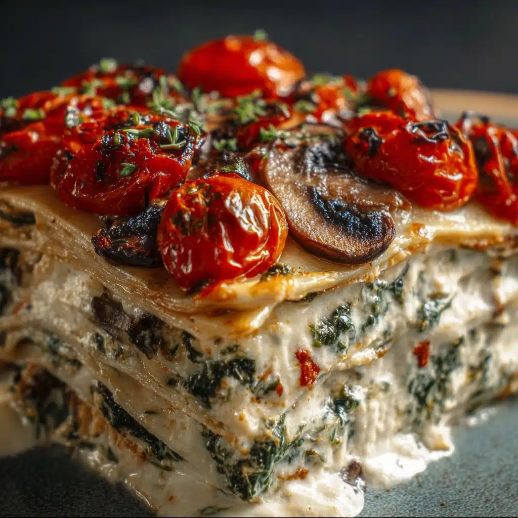Loaded Veggie White Lasagna: A Healthy Twist on Tradition Recipe - Recipe Image
