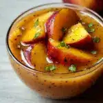 Peach Honey Dijon Balsamic Vinaigrette Recipe