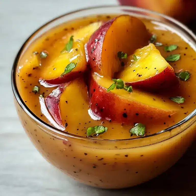 Peach Honey Dijon Balsamic Vinaigrette Recipe